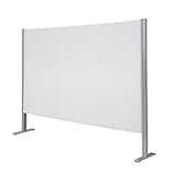 JKプラン アコーディオンパーティション プリティアW135　H120　ショートタイプ　アイボリー　zfn-0008-IV