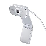 サンワサプライ(Sanwa Supply) WEBカメラ USB接続 画角60度 フルHD 1080P 200万画素 マイク内蔵 三脚対応 Zoom/Teams対応 ケーブル1.5m ホワイト CMS-V41WN