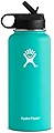 Stainless Steel Water Bottle Wide Mouth with Straw Lid (並行輸入品） (Mint)