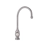 Waterstone 4300-sn Hamptonシングルハンドルキッチン蛇口、サテンニッケル