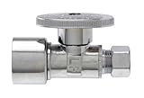 PLUMB PAK MP2068PCPOLF 5/8 OD, Straight Chrome Push Fit Valve, Quick Lock, Lead Free, Carded by Plum