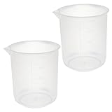 uxcell 計量カップ メジャーカップ 500mL容量 プラスチック測定カップ 液体測定カップ 2個入り
