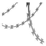 28 " Razor Wire /らせんBarbed Wire亜鉛メッキスチール1コイル492フィートcoverageの保護
