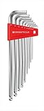 PB SWISS TOOLS(PBスイスツールズ):ボール付ロング六角レンチセット(パックナシ 212LH-10