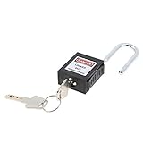 B Baosity 多機能 ミニ南京錠 セキュリティロック キースーツ ケースロック　全10様式 - ブラック2