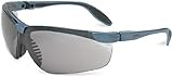 Uvex S3721 Genesis Slim Safety Eyewear, Blue Gray Frame, Gray Ultra-Dura Hardcoat Lens by Uvex