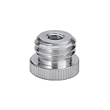 ネジアダプター アルミニウム合金ネジ 1/4 ''メス - 5/8 インチオス 3/メス - 5/オス カメラ三脚使用ネジアダプター