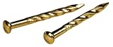 The Hillman Group The Hillman Group 532600 11/4 Trim Nail Brass Plated (1 oz-Pack) by The Hillman Gr