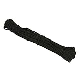 タカショー ヘッダー付棕梠カタ縄 NO.6 黒 3MMX20M