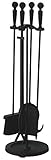 Uniflame f-1583 30 "高pre-assembled 5 PieceブラックFireset、 F-1583B