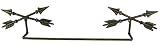 Western Crossed Arrow Metal Bathroom Towel Rack - 30.5" [並行輸入品]