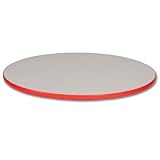 MooreCo inc Tables, Round, Red (34490) [並行輸入品]