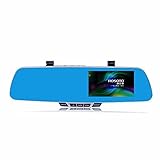 Celendi 4.3" LCD FHD 1080p Front & Rear Dual Lens Car Camera, Car Video Recorder with 140 Wide Angle