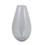 Essential D?cor Entrada Collection Glass Vase, 16.5 by 4.5 by 4.5-Inch, Clear [並行輸入品]
