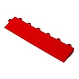 Speedway Garage Tile F789453R Garage Floor Female Ramp Edges with Loops, Red [並行輸入品]