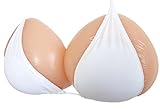 [ミコプエラ] 三角形 乳癌パッド シリコンバスト 人工乳房 左右2個セット 胸パッド (700グラム×2)