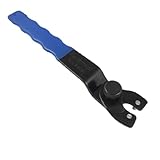 uxcell グラインダースパナ 角度調整 角度調節 可調節 磨く 可調節範囲10-30mm ブルー ブラック