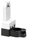Leviton 391-1W Medium Base Bi-Pin Fluorescent Lampholder With Starter Base 2-Screw Terminal White [並