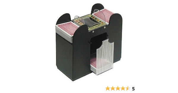 Amazon 自動カードシャッフル機 トランプ 自動 シャッフラー 6デッキ ポーカー ブラックジャック バカラ カードゲーム トランプ おもちゃ