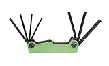 Allen 56392 Metal Fold-up Torx Key Set, Hi-Viz Green, 7-Piece [並行輸入品]