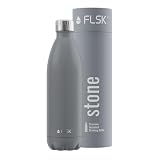 FLSK フラスク 炭酸対応 水筒 750ml 真空断熱 ドイツ ステンレスボトル 保温 保冷 炭酸OK 魔法瓶 直飲み ギフト ブラック