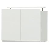 SIHRAI ポルターレ 壁面収納カップボード(上置き) PRK-5060DU WH