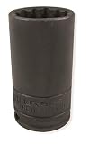 Urrea 7013M 3/8-Inch Drive Deep 6-Point 13mm Impact Socket [並行輸入品]