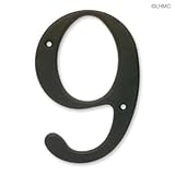 家番号、6 " Rustic " 9 "ブラック