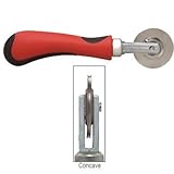 CRL Concaveエッジスチールでスプラインローラー2 " x 3 / 32 "ホイール快適グリップツールby CR Laurence