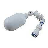 Malidaフロートボールバルブシャットオフ3 / 8インチ、1 / 4インチ自動フィード魚タンク水族館RO水