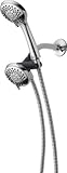 Peerless 76311D Universal Showering Components, Hand Shower/ Shower Head Combo Pack, Chrome by Delta