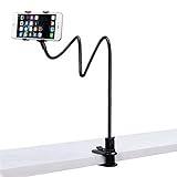 【最新版】 スマホスタンド スマホホルダークリップ式 フレキシブルアームスタンド 最新360度回転 自由調節 角度調整可能 ベッド寝ながら用