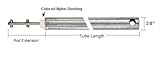 17 " Tubular Spiral TiltウィンドウバランスwithホワイトBushing * * * *中止によって交換パーツ# 83 – 17r