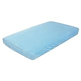 Luxe Basics So Softy Fitted Crib Sheet, Turquoise by Luxe Basics