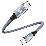 USB Cケーブル 短い 0.2M USBCからUSBC 3.2 Gen2 Type-C 20Gbps高速データ転送対応 100W急速充電 4K映像出力対応 タイプc ケーブル 高耐久iPhone 16 15 Pro Max、Galaxy S25 S24 S23 Ultra、MacBook Air/Pro、iPad、Pixel等Type-Cデバイスに対応