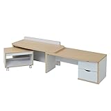 JK FAN DESK 伸張式TV＆デスク FTV-0411WHNA