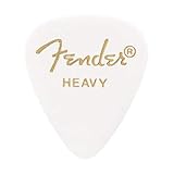 フェンダー Fender 351 Shape Classic Picks Heavy White ギターピック×12枚