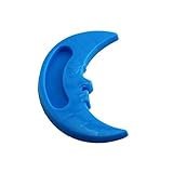 SM SunniMix 家具ノブ　窓ハンドル　食器棚取手　ドア手すり　素敵な形　月形　工事不要　取り付け簡単　10個入り　全7色 - ブルー