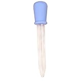 Seliyi 医学ドロッパー　薬用スポイト　ブルー　クリア　プラスチック　子供のため　小児科医のため　5ml