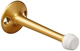 Rockwood 518.10 Bronze Door Stop 3-3/4 Projection #8 x 3/4 OH SMS Fastener 1-1/2 Base Diameter Satin