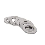 MroMax フラットワッシャー 平座金 スペーサーガスケット M8 14mmx8mmx0.8mm 304ステンレス鋼 20個入り 平ワッシャーガスケット ラウンド フラット ワッシャー スクリューボルト用