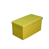 スツール 収納 座れる 2人掛け 70x38x38cm 耐荷重150Kg 折りたたみチェア 収納スツール スツールボックス スツール椅子 (グリーン, M)