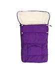 (ヘラサ)Herasa　フットマフ　多機能 寝袋 赤ちゃん　厚手　防寒 布団蹴り防止 ベビーカー小物　寝冷え対策 お出かけ用 (紫)