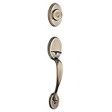 KWIKSET チェルシー クイックセット玄関ドアハンドル アンティークブラス(US5) 室外セット 3KEY