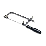 EuroTool SAW-316.00 Adjustable Forged Steel Jewelers Saw Frame with Hardwood Handle, 6 Diameter, 0.3