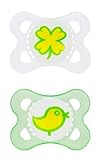 Silicone Pacifiers Eco - 2+m by MAM [並行輸入品]
