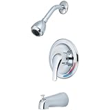 オリンピア洗面p-2300tシングルハンドルタブ/シャワートリムセット、クローム仕上げ