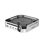 JNH Mac mini M4/M4 Pro 用 USB-Cハブ スタンド 10-in-1 ドッキングステーション USB3.2 Gen2 10Gbps NVMe M.2 SSD 容量拡張 SD/microSD 3.0カードリーダー USB A/C
