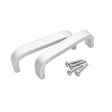 (ライチ) Lychee 2個入り モダンドア取っ手 ネジ付き シンプル オシャレ 無地 取手 ハンドル つまみ 引き出し キャビネット 食器棚 4サイズ