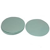 uxcell　研磨用ツール サンディングディスク　研磨布製　ライトグリーン　18cm径 5個入り